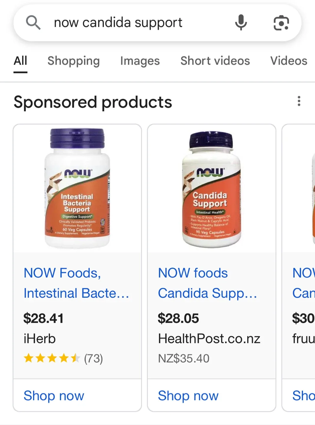 NOW candida support image indicator(5)