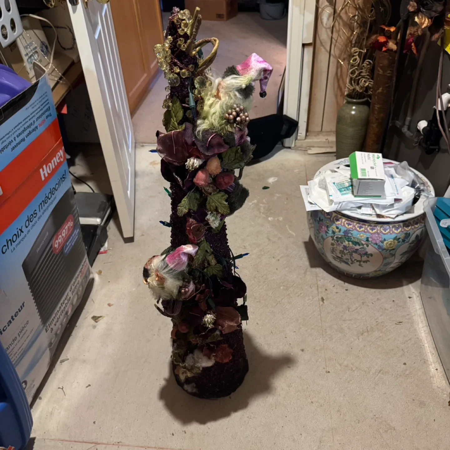 Decorative purple Floral/Fairy Christmas Tree image indicator(2)