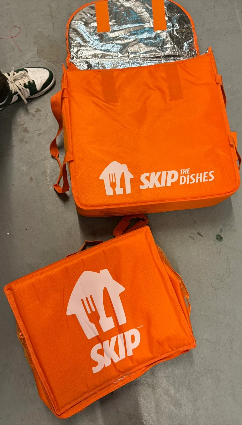 Skip The Dishes Insulated Delivery Bag - Orange image indicator(2)
