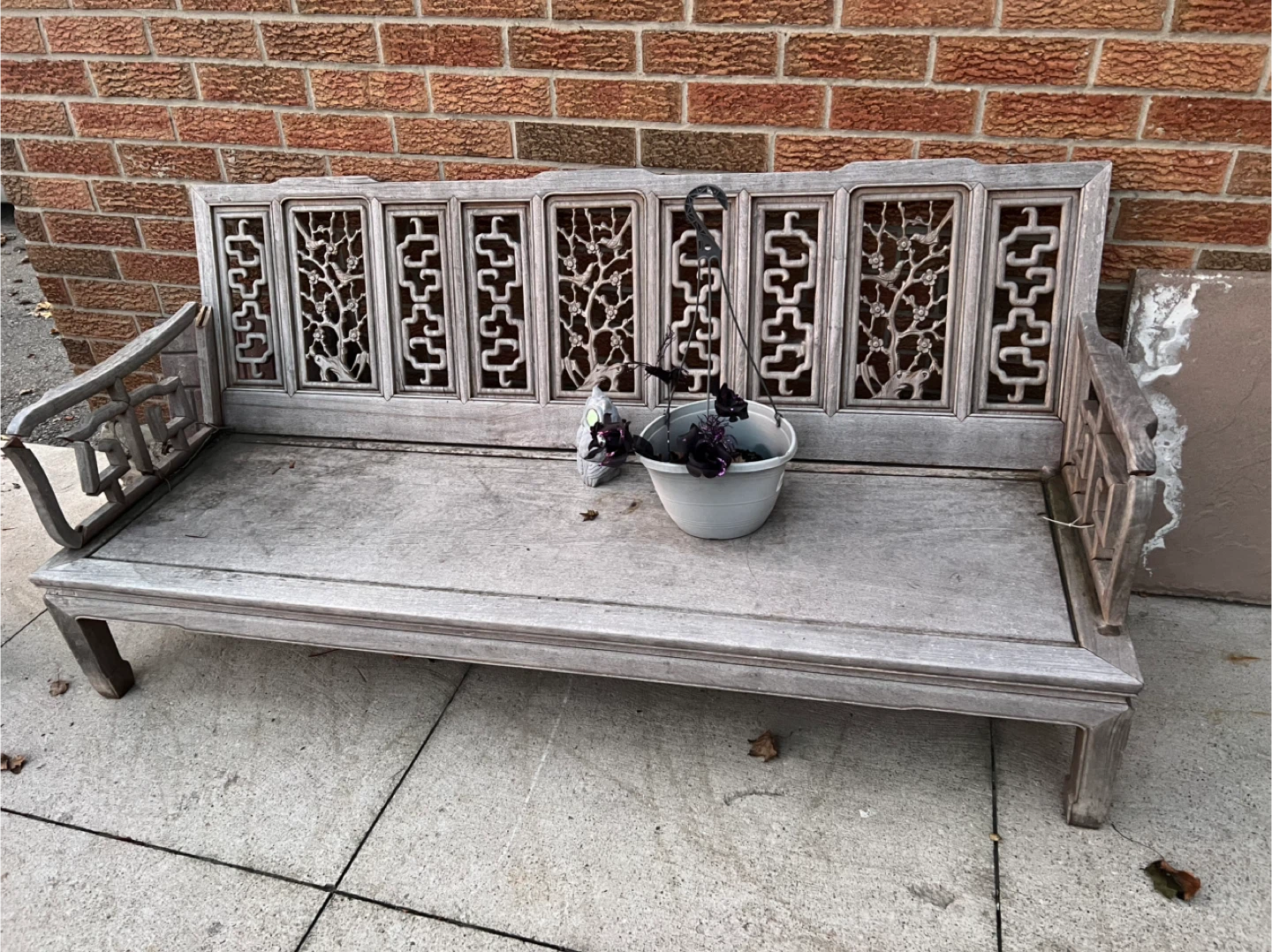 Antique Style Wooden Bench