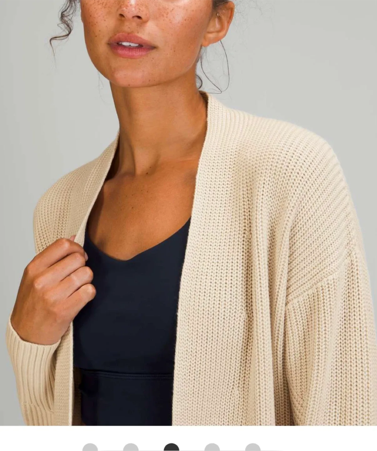 NEW! Lululemon Cashmere Blend Cardigan/Wrap image indicator(4)