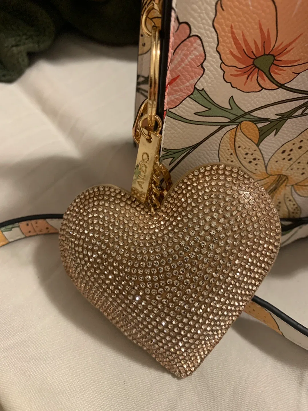 Aldo Floral Print Satchel Bag image indicator(4)