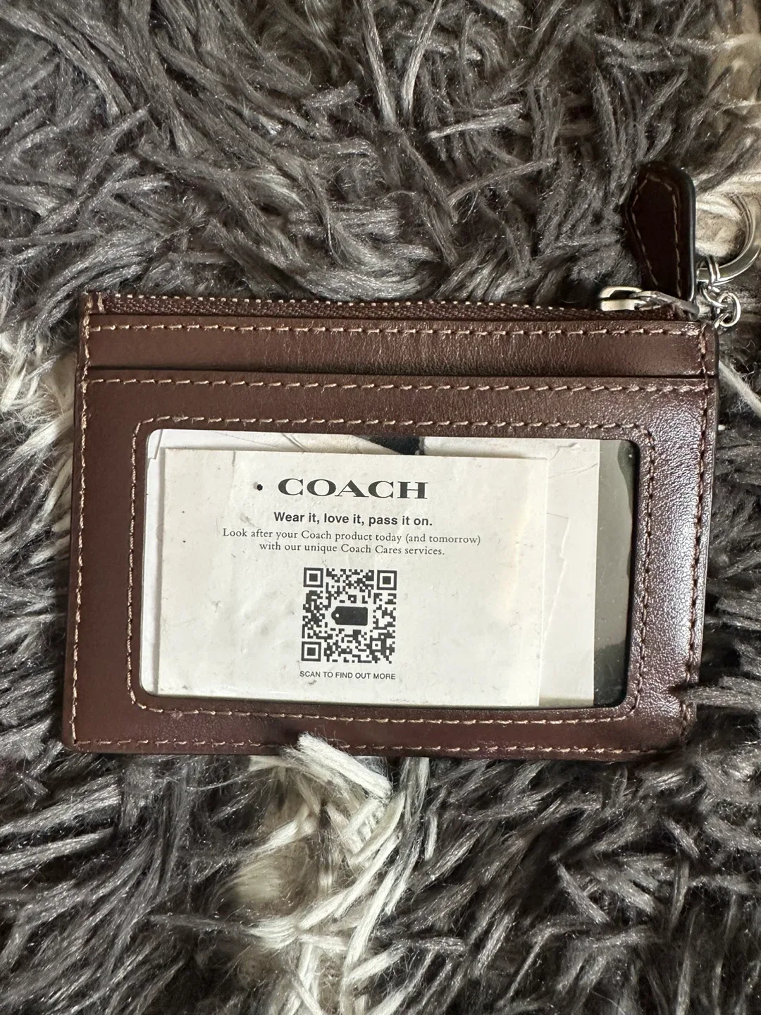 Coach Mini ID Skinny Signature Jacquard Card Case image indicator(2)