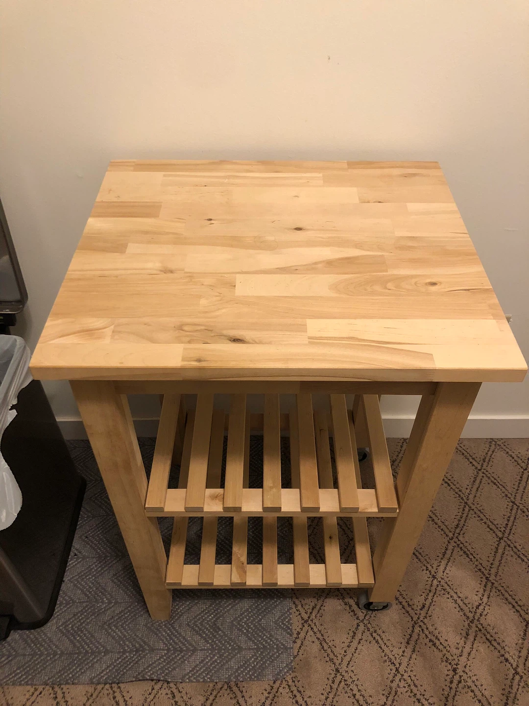 IKEA Bekväm Kitchen Cart - Birch