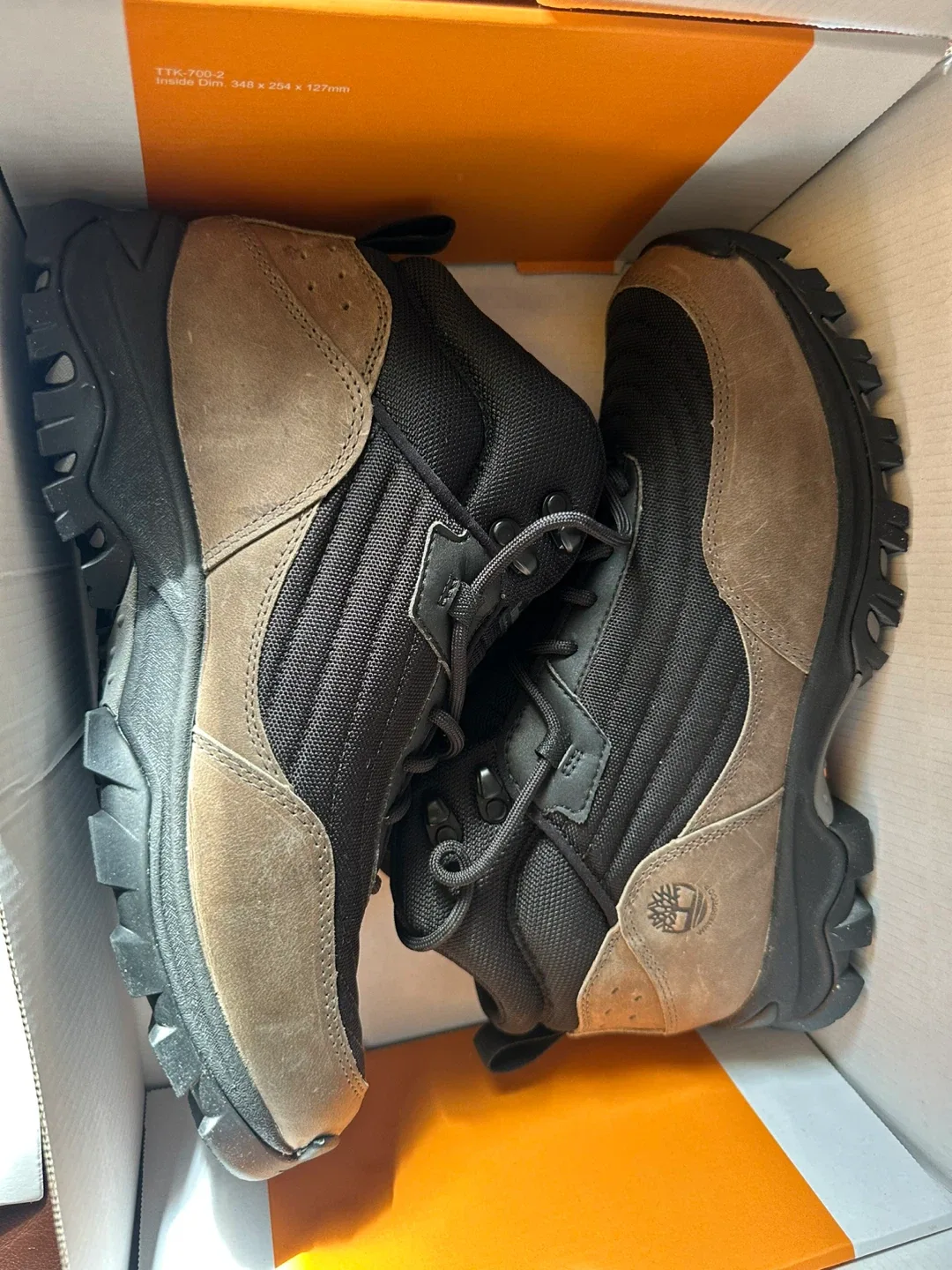 Timberland Brown & Black Hiking Boots