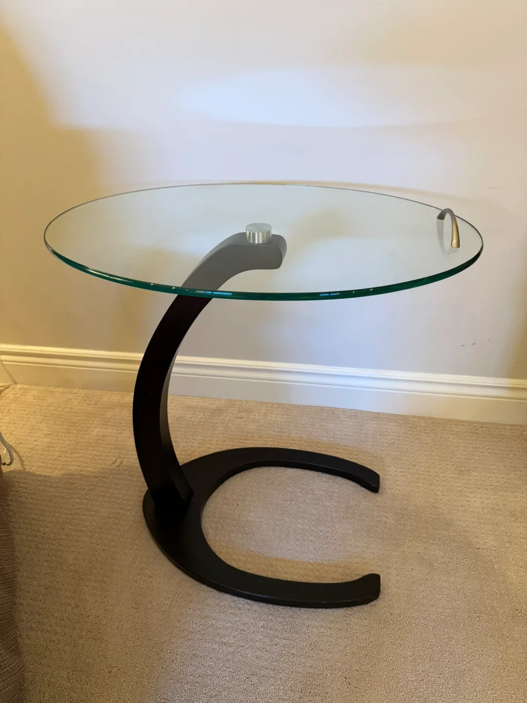 ‼️ Glass Top - end table