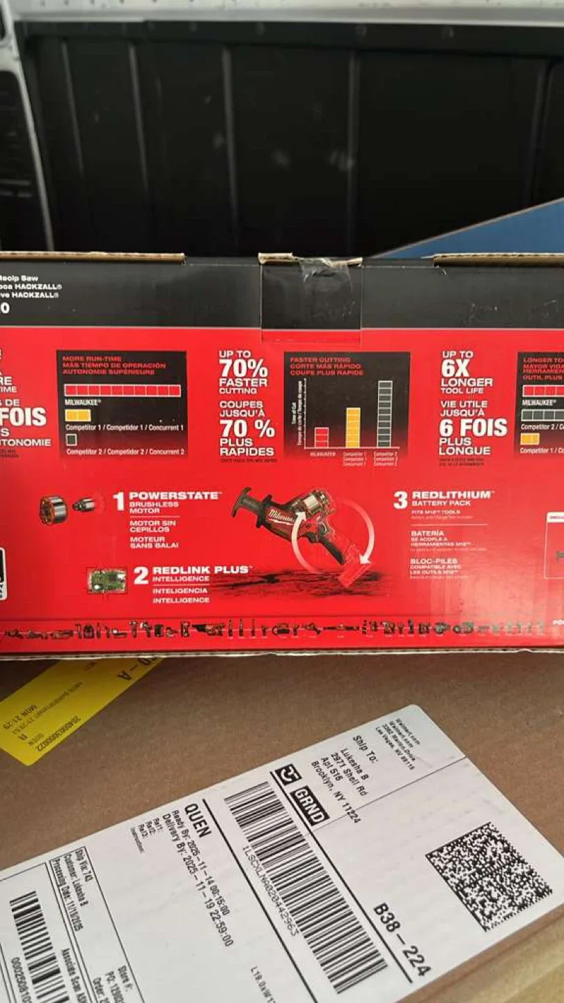 Milwaukee M12 FUEL Hackzall 2520-20 Recip Saw image indicator(2)