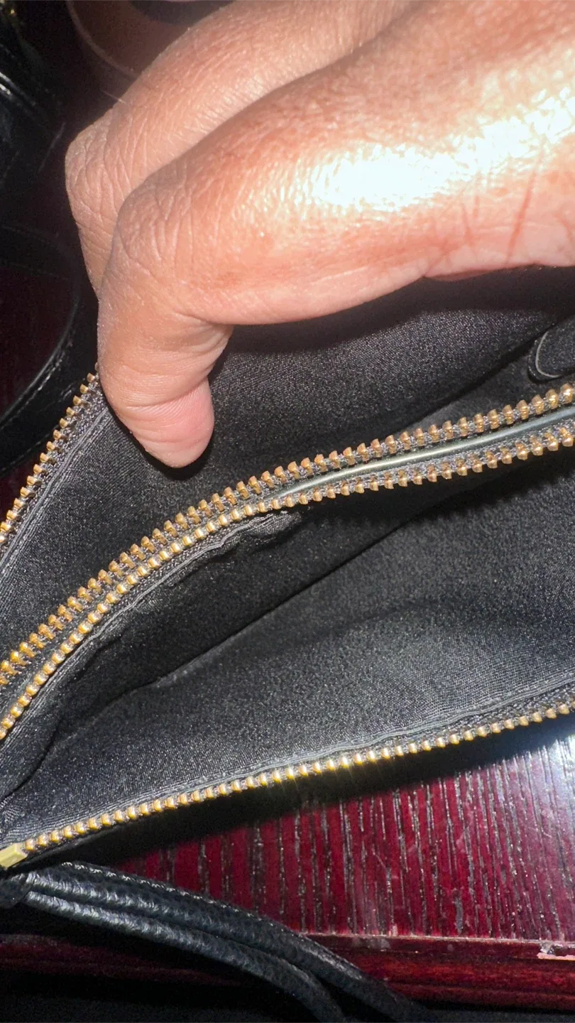 Coach Black Leather Wristlet image indicator(2)