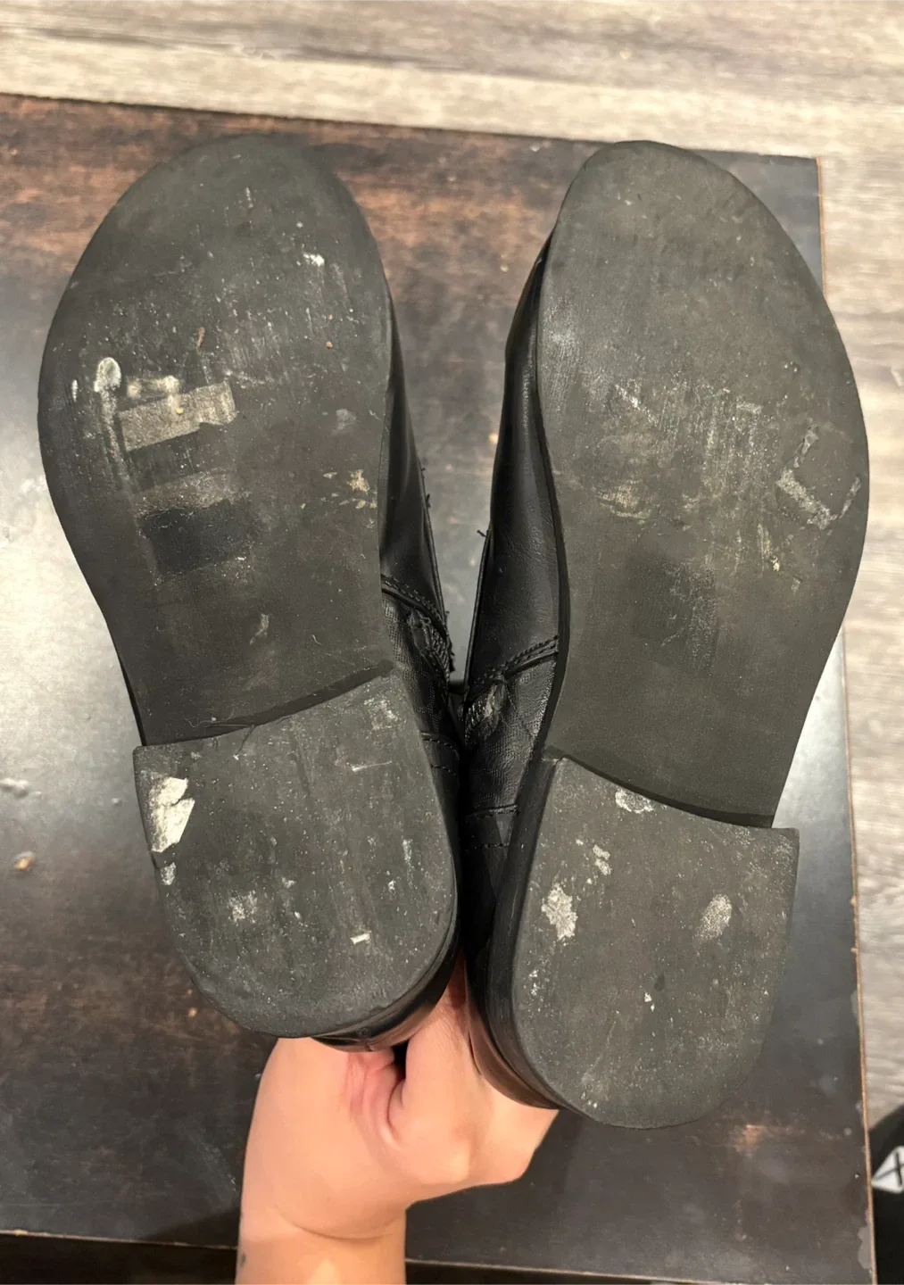 Size 10-11 Vegan leather Combat Boots image indicator(3)