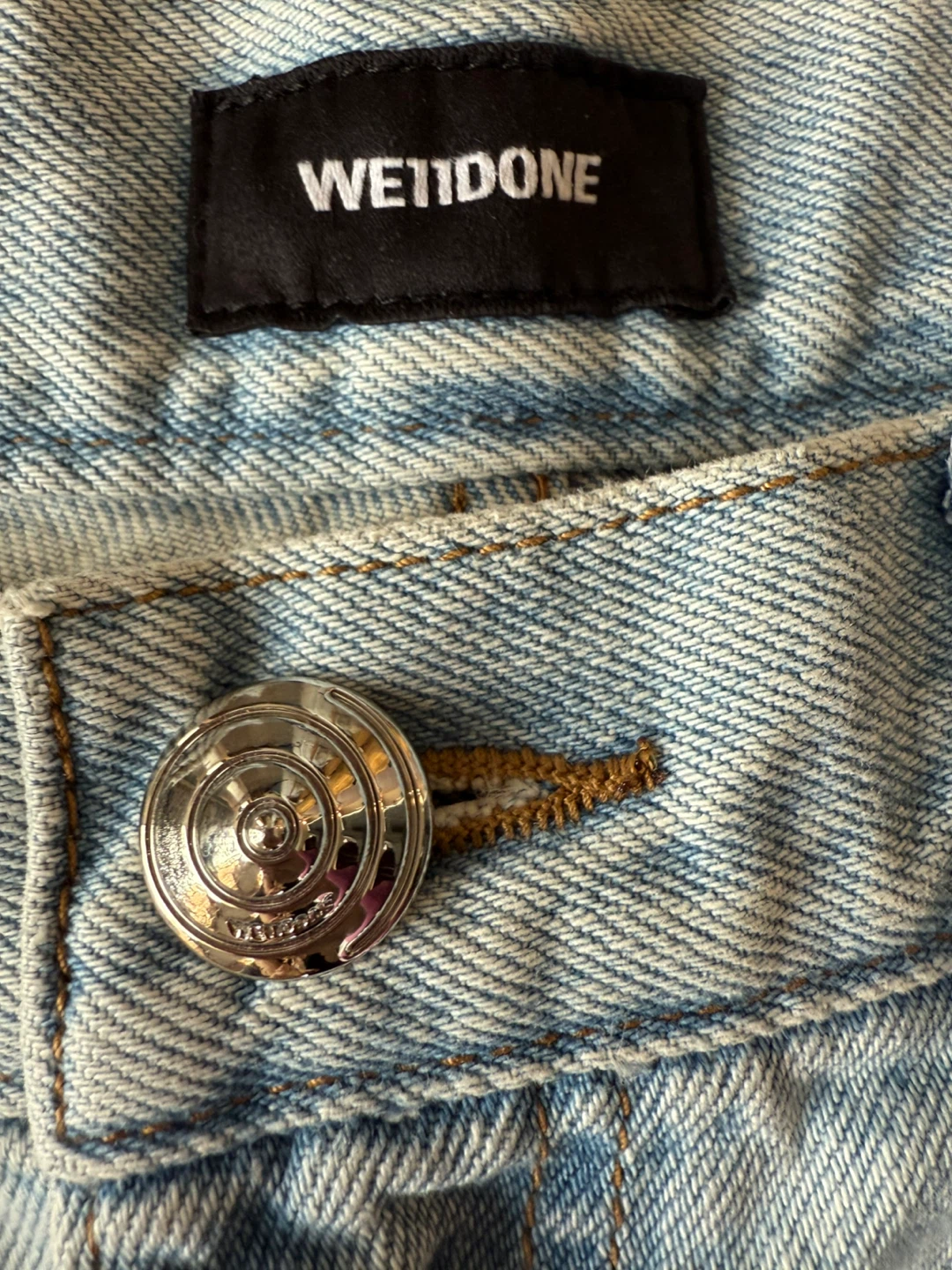 We11done Embellished Denim Jeans - photo 4