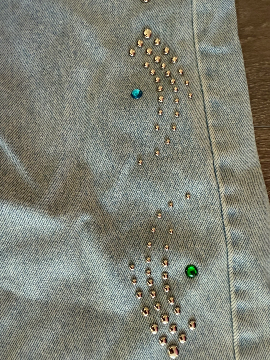 We11done Embellished Denim Jeans - photo 5