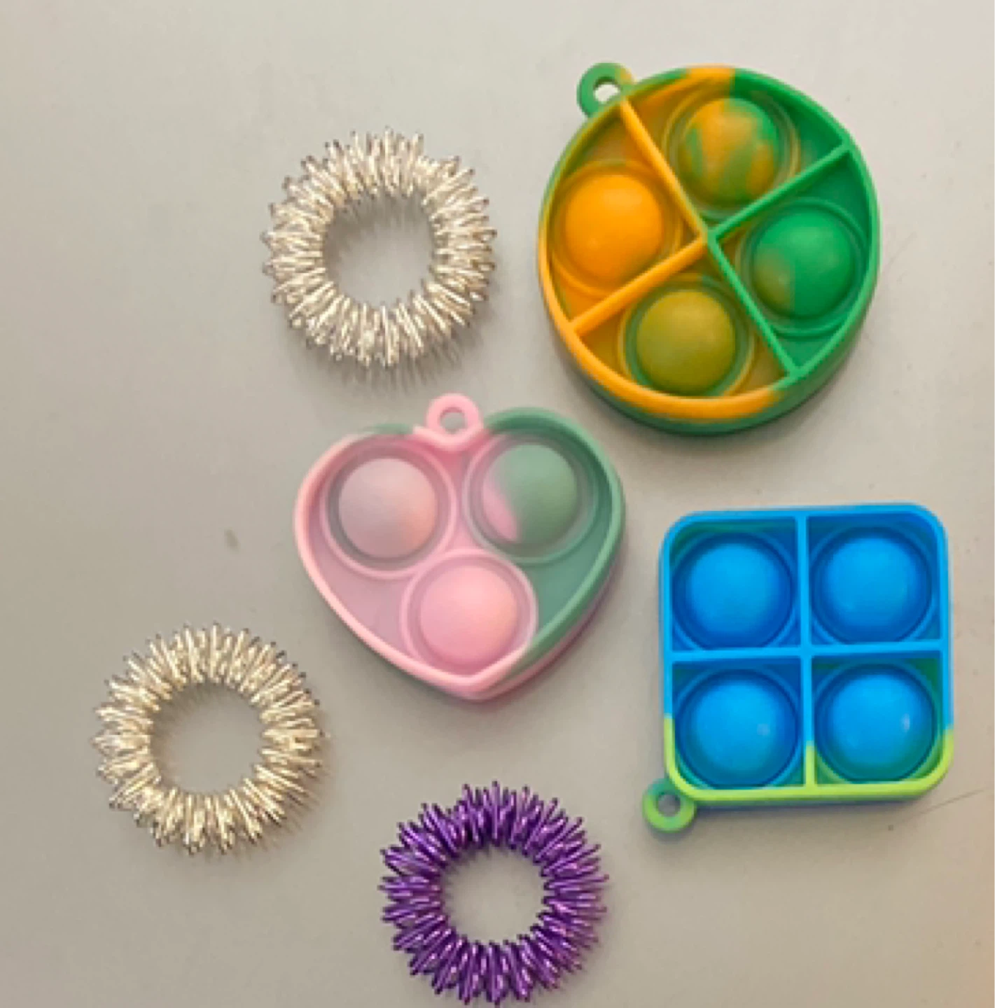 Fidget Toys - Pop It & Acupressure Rings