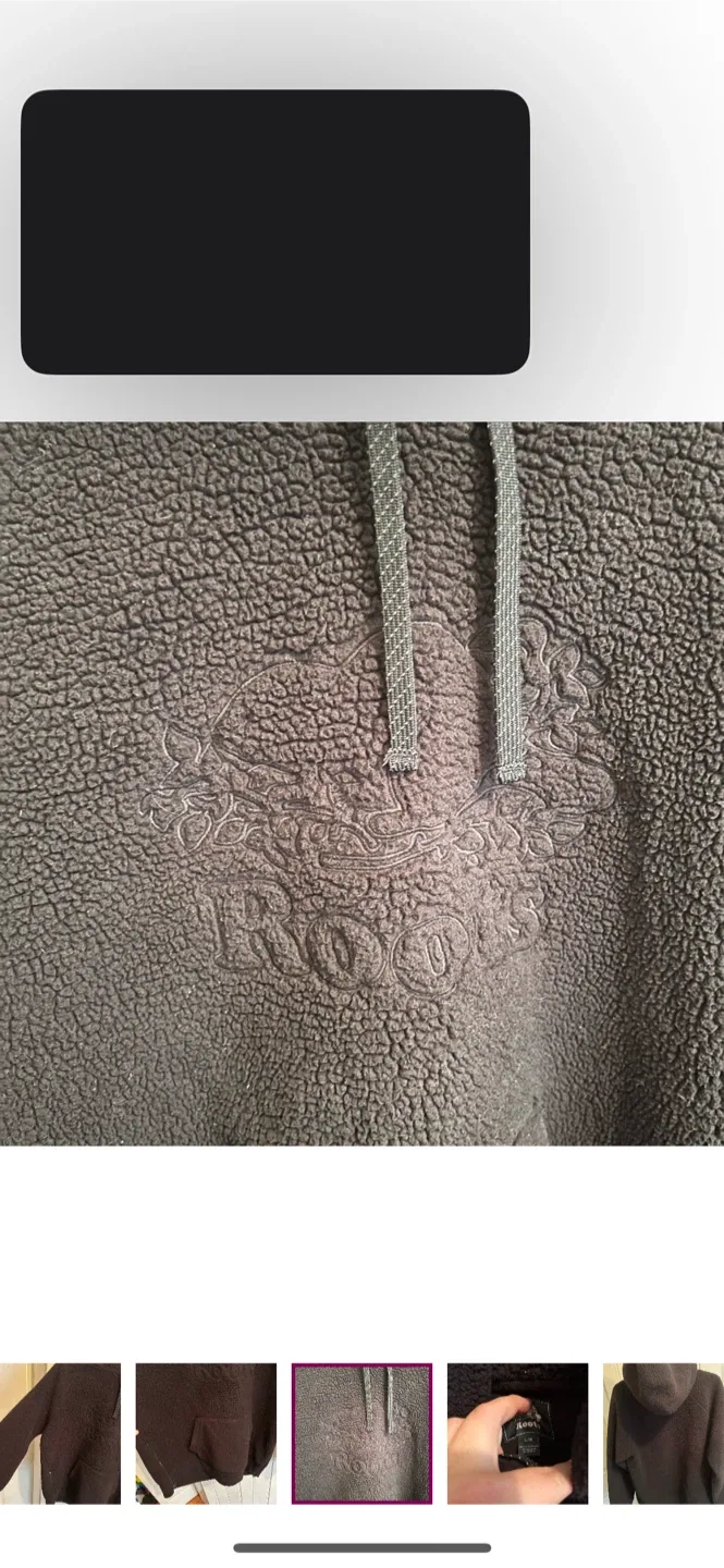 Roots Sherpa Hoodie - Size L image indicator(4)