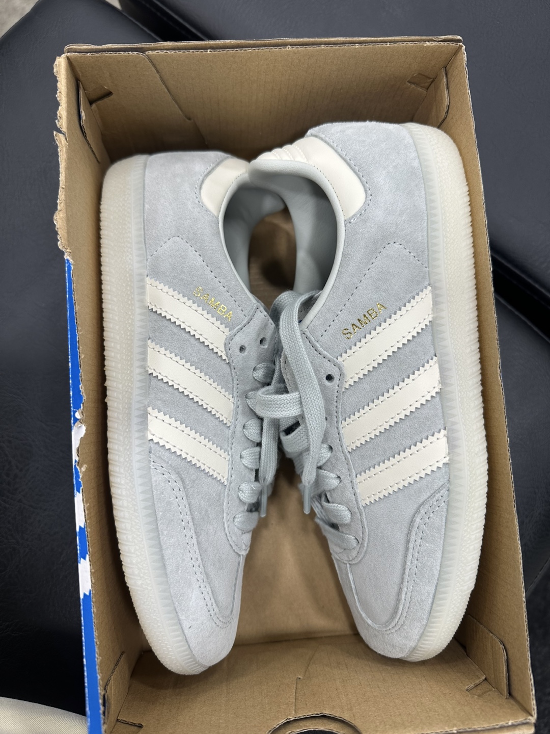 Adidas Samba OG Powder Blue/White - Like New (no box) - photo 3