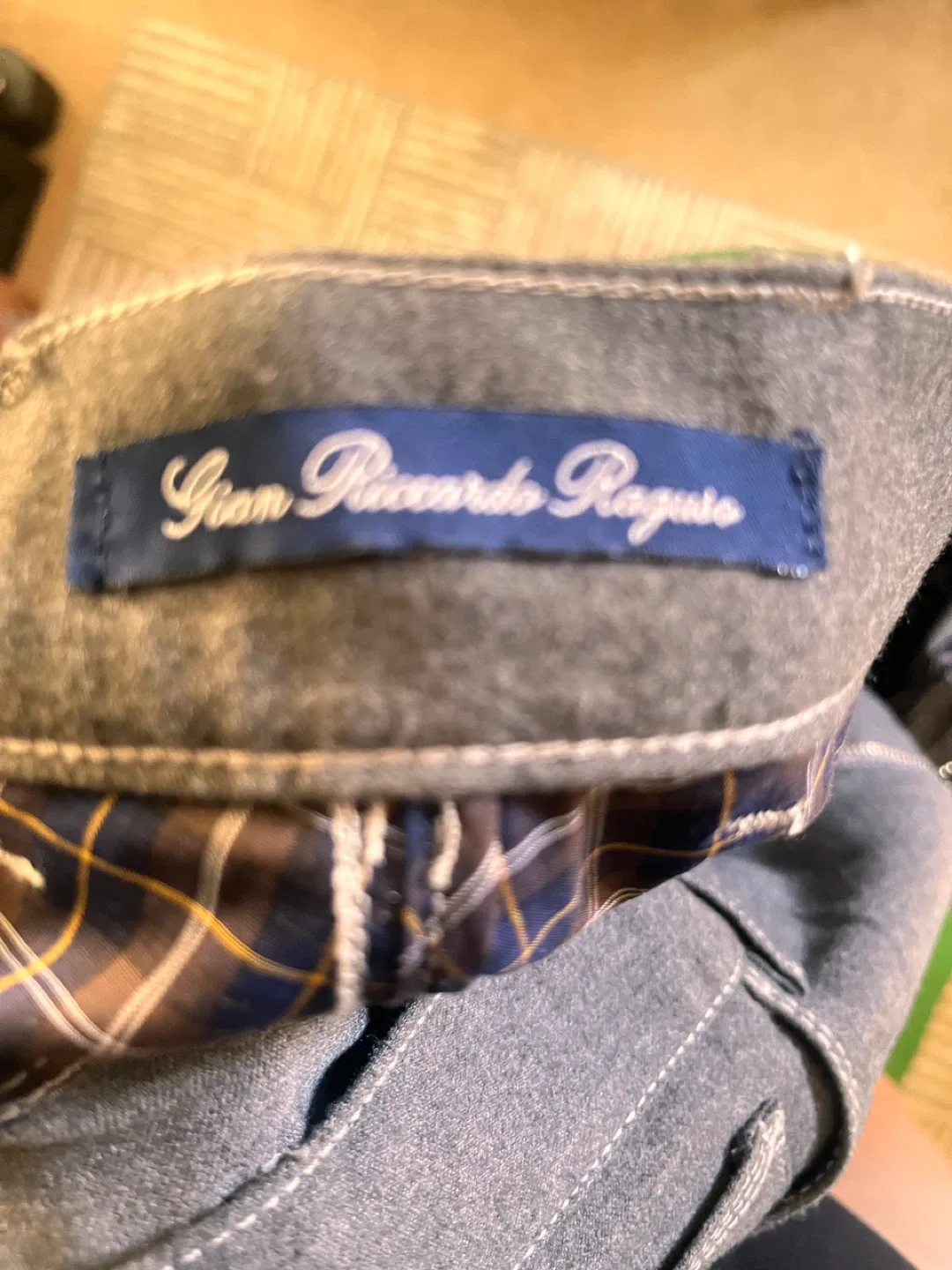 Gian Riccardo Raguso Wool Pants - Size 50 image indicator(6)