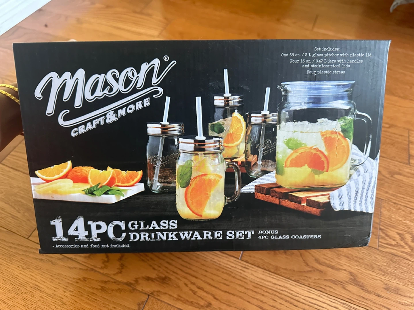Brandnew 14 pc.Drinkware set