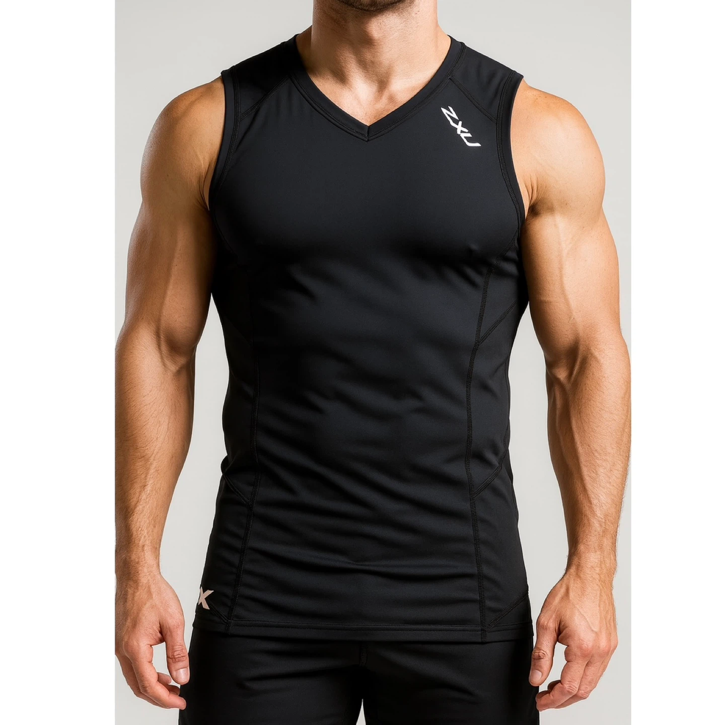 2XU Core Compression Tank Top Sleeveless Athletic Shirt Sz S