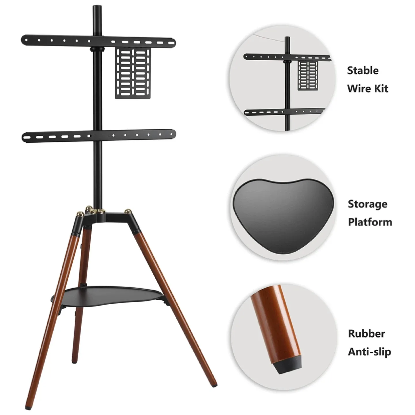 ETHU Easel TV Stand for 32-65 inch Screens - Height Adjustable image indicator(5)