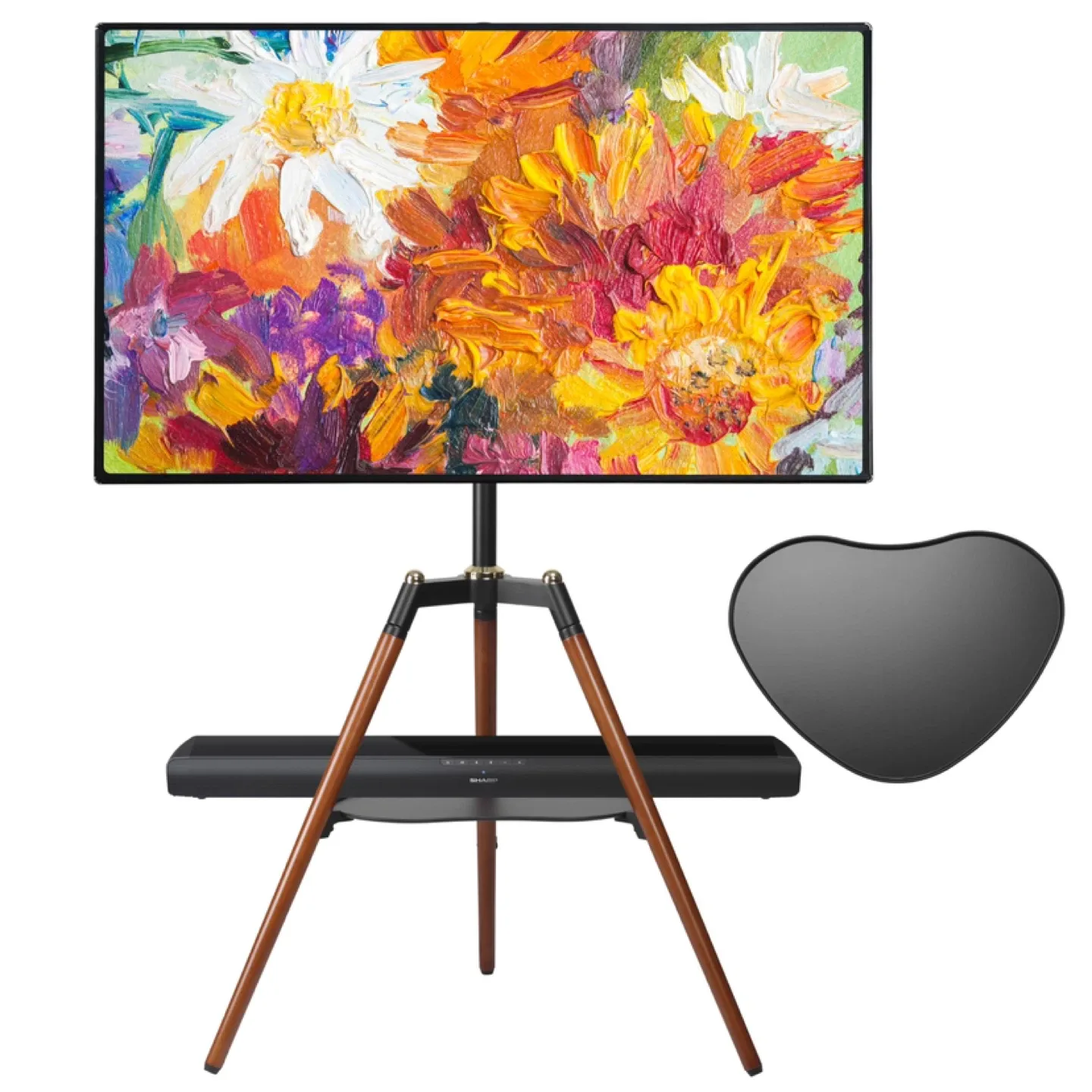 ETHU Easel TV Stand for 32-65 inch Screens - Height Adjustable