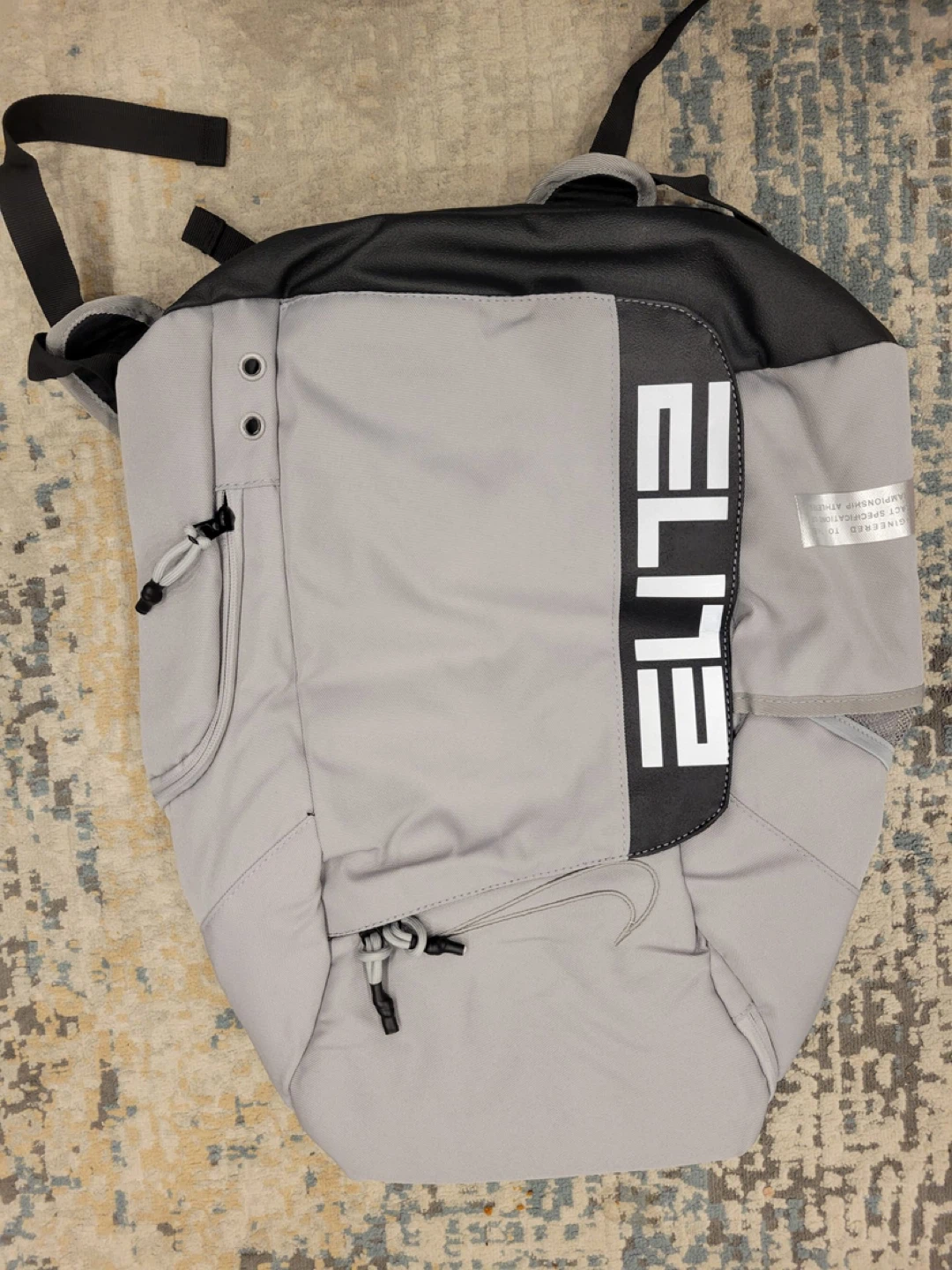 New Nike Elite Backpack Grey/Black