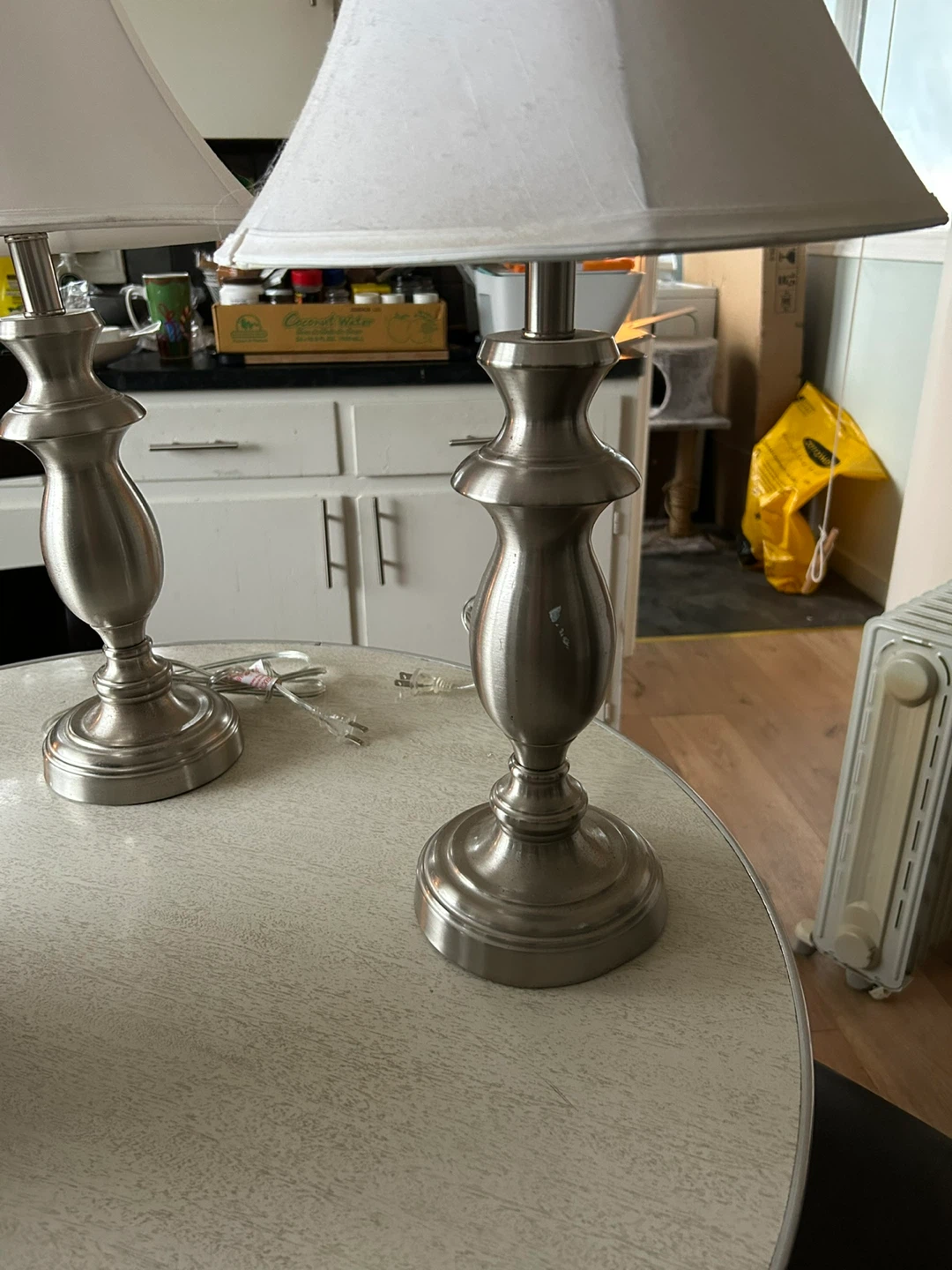 Pair of Silver  Lamps - photo 4