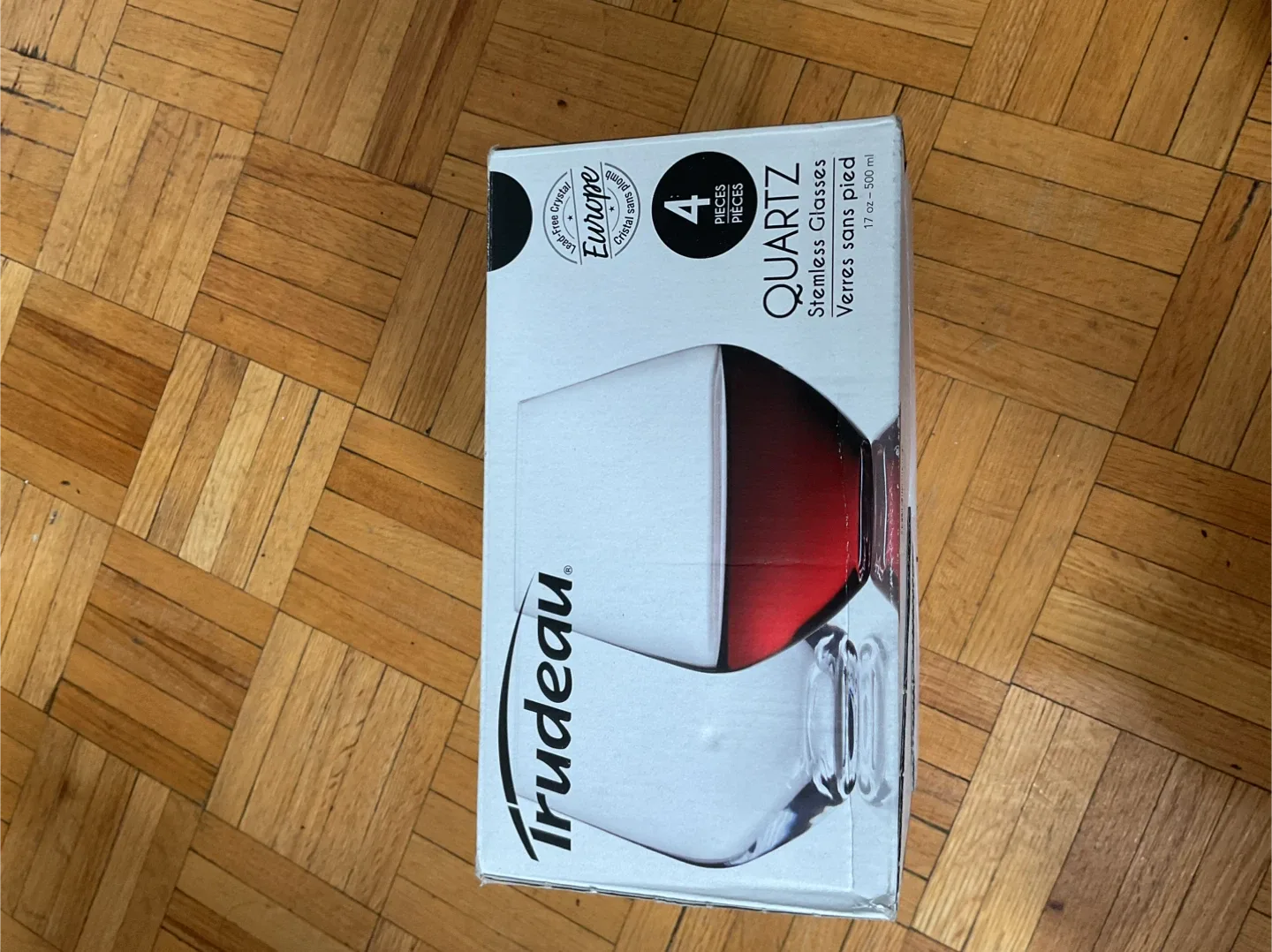 Trudeau Quartz Stemless Glasses - Set of 4