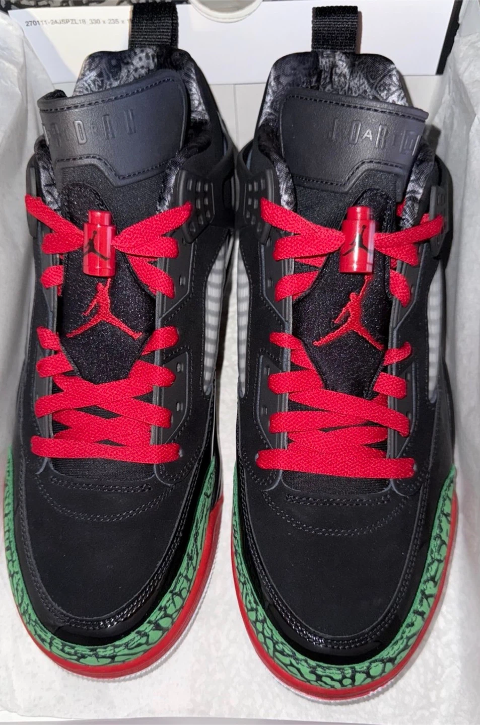 Jordan Spizike Low Black/Red - photo 4