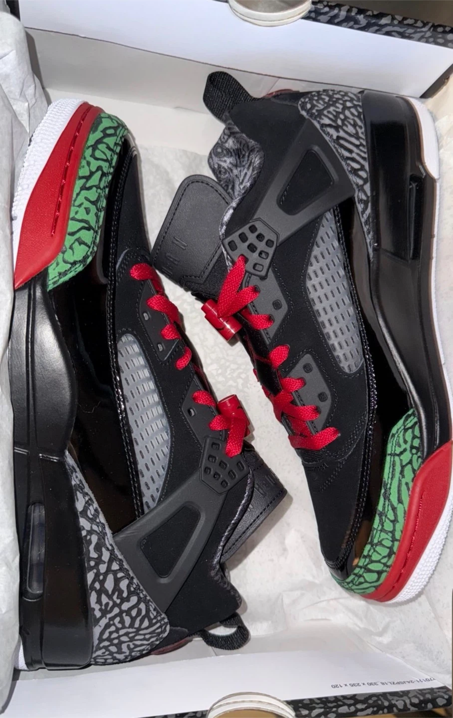 Jordan Spizike Low Black/Red