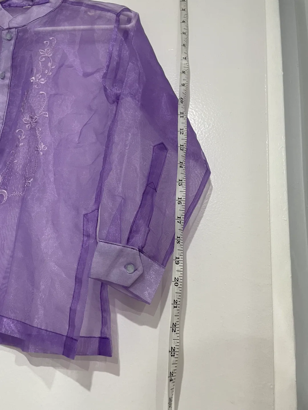 Purple Barong Tagalog - Size 14 on tag image indicator(4)