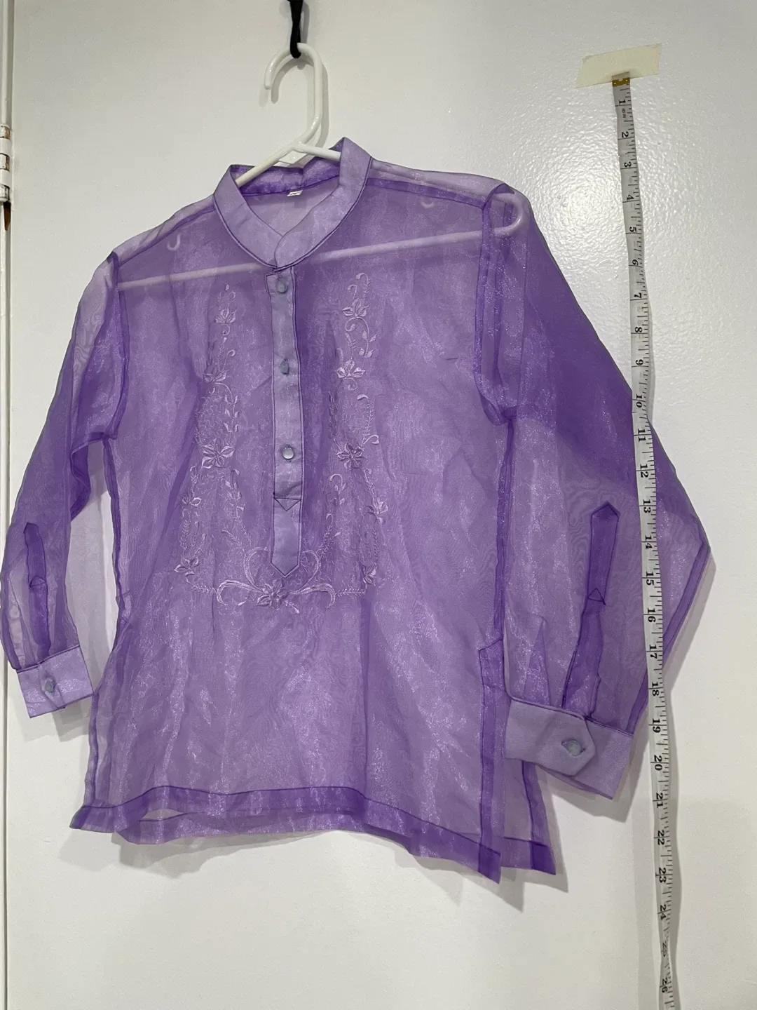 Purple Barong Tagalog - Size 14 on tag image indicator(3)