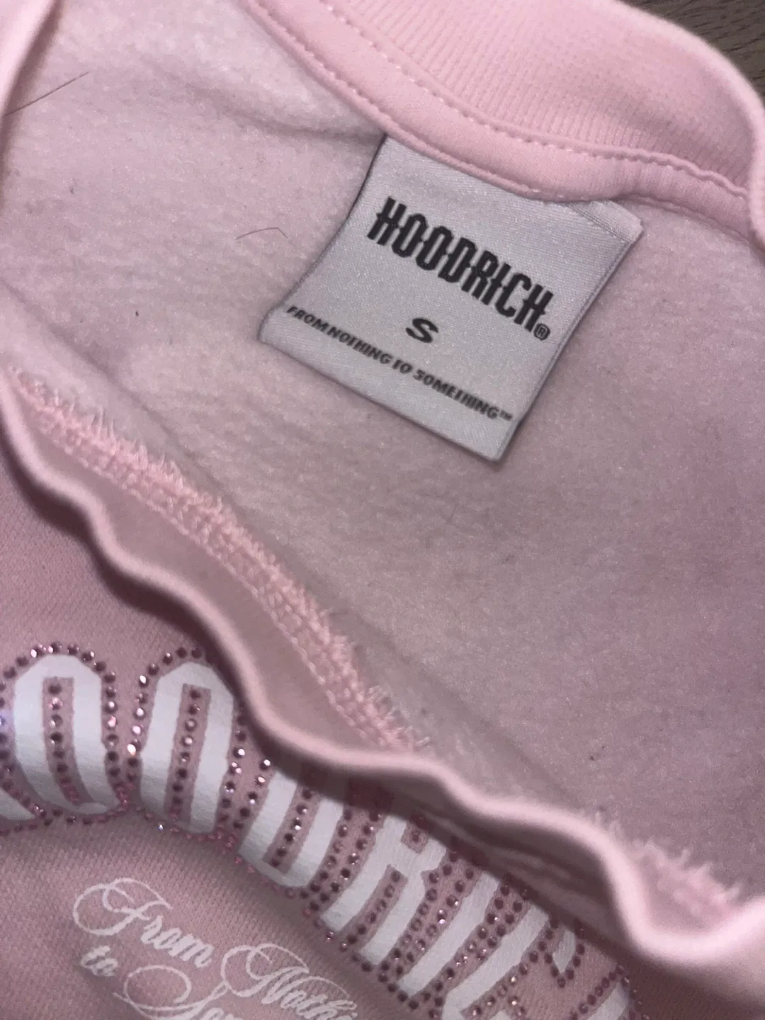 Hoodrich Pink Cropped Sweater - Size S image indicator(3)