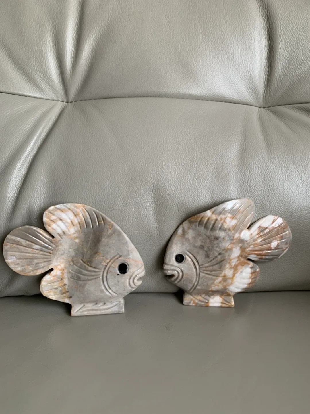 “ Hand Crafted Solid Marble Fish Figurines” ! image indicator(2)