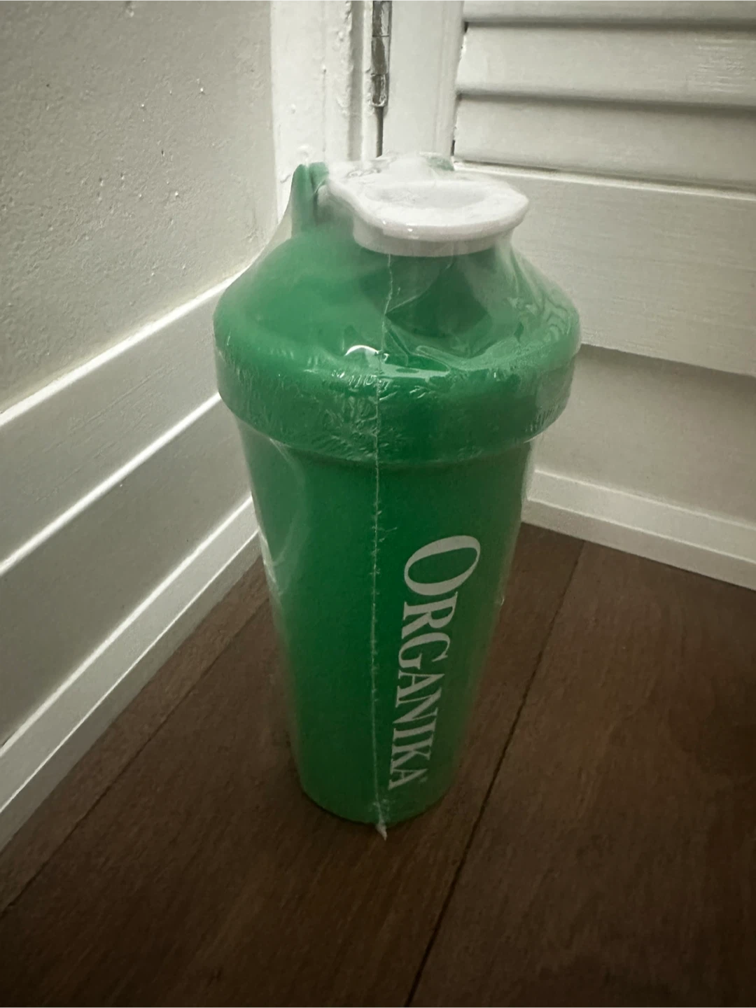 New Organika Green Shaker Bottle