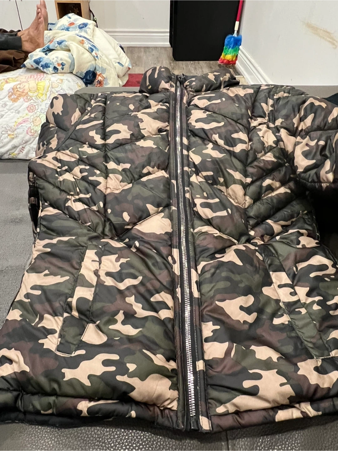 Puffer Jacket - Camo & Black - photo 5