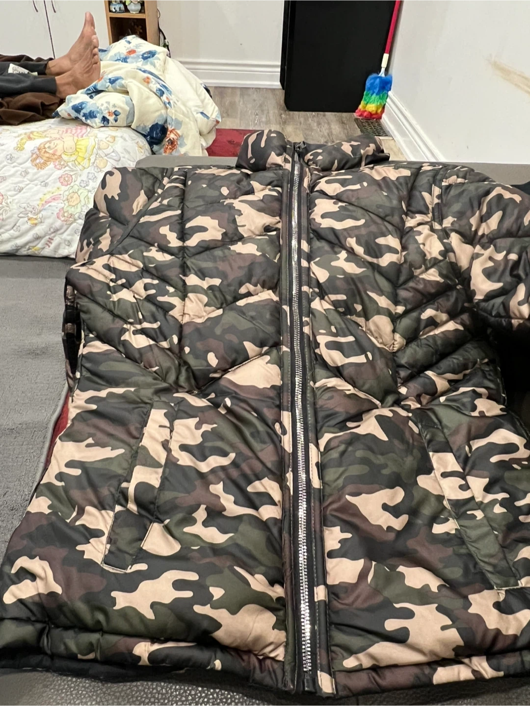 Puffer Jacket - Camo & Black - photo 4