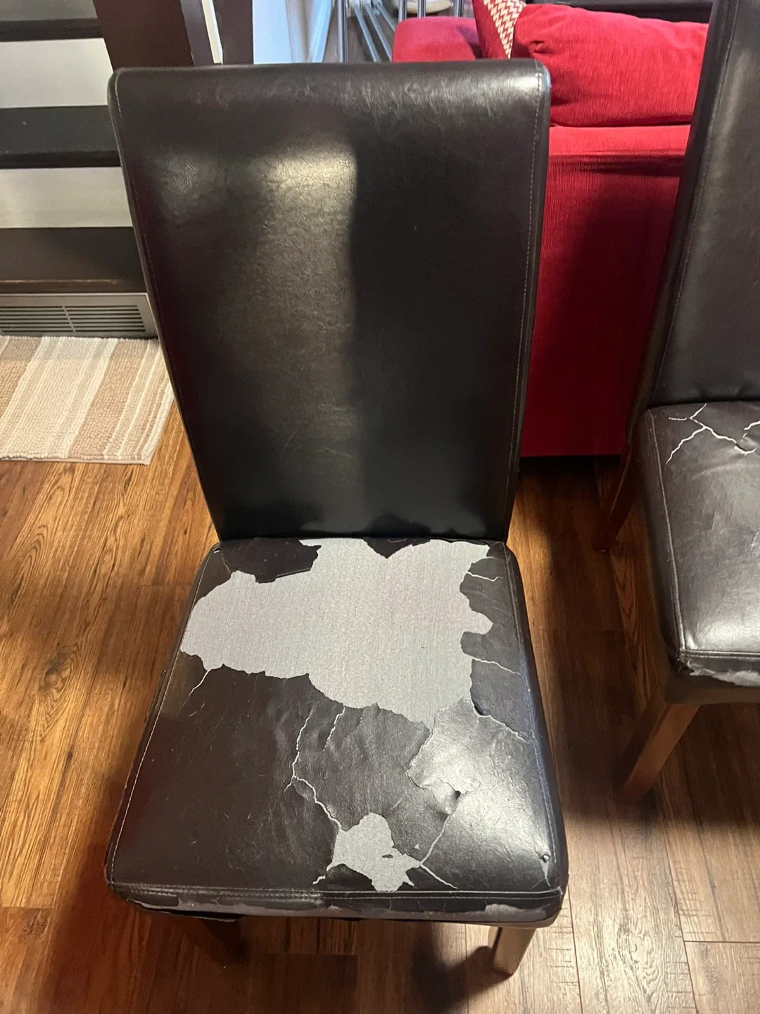 Dining Table with 8 Red Chairs image indicator(7)