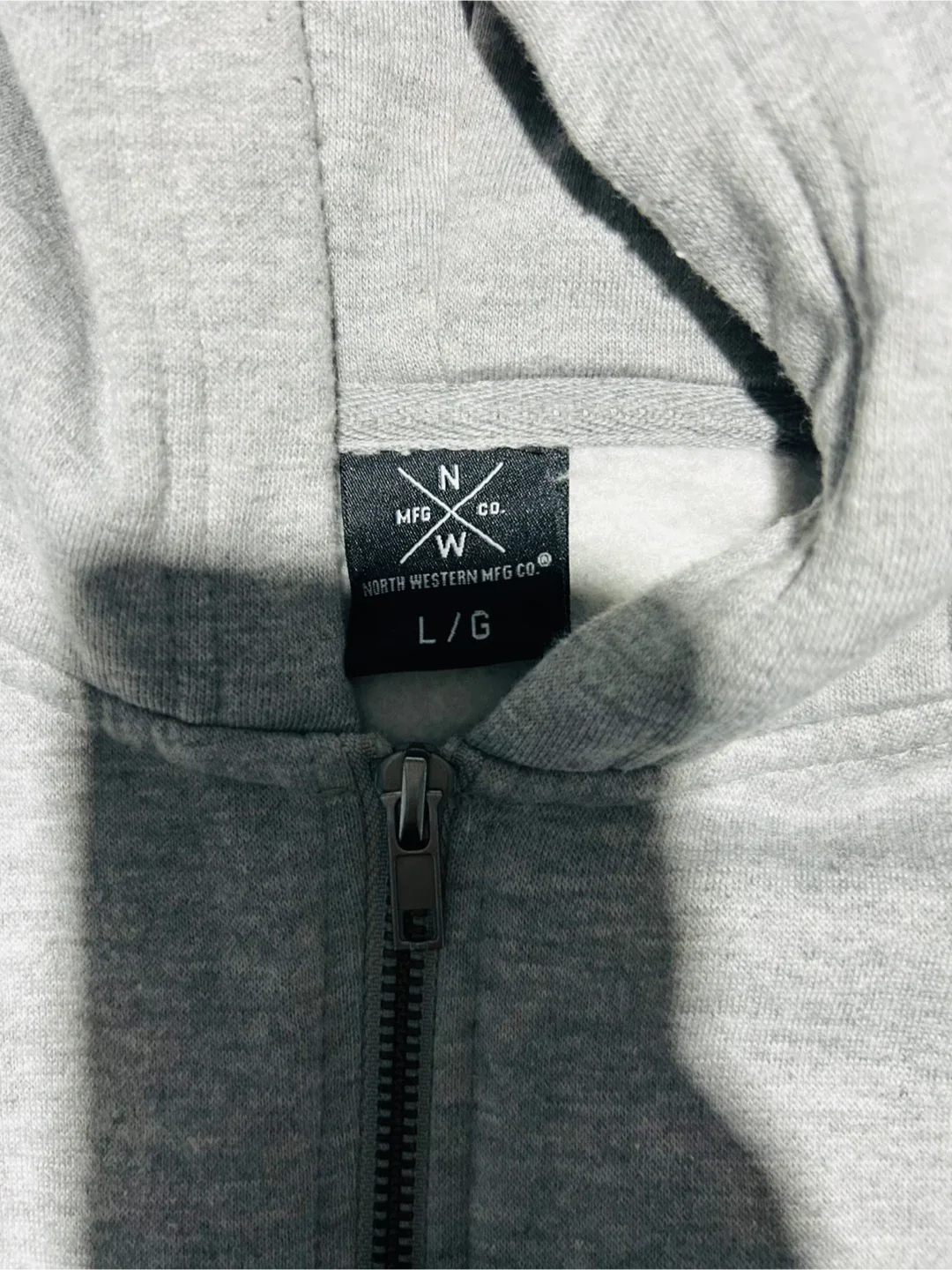 3 large Full Zip Hoodies Grey and 2 brown- Size Large image indicator(2)