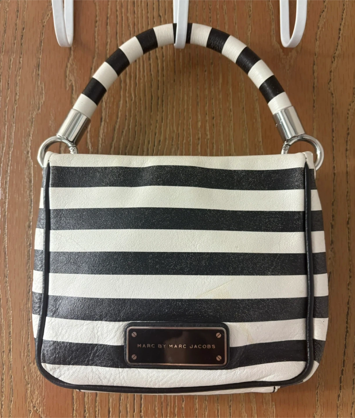 Marc by Marc Jacobs Striped Mini Handbag