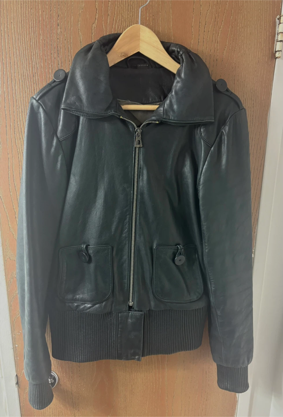 Medium Rudsak Black Leather Jacket - Size M