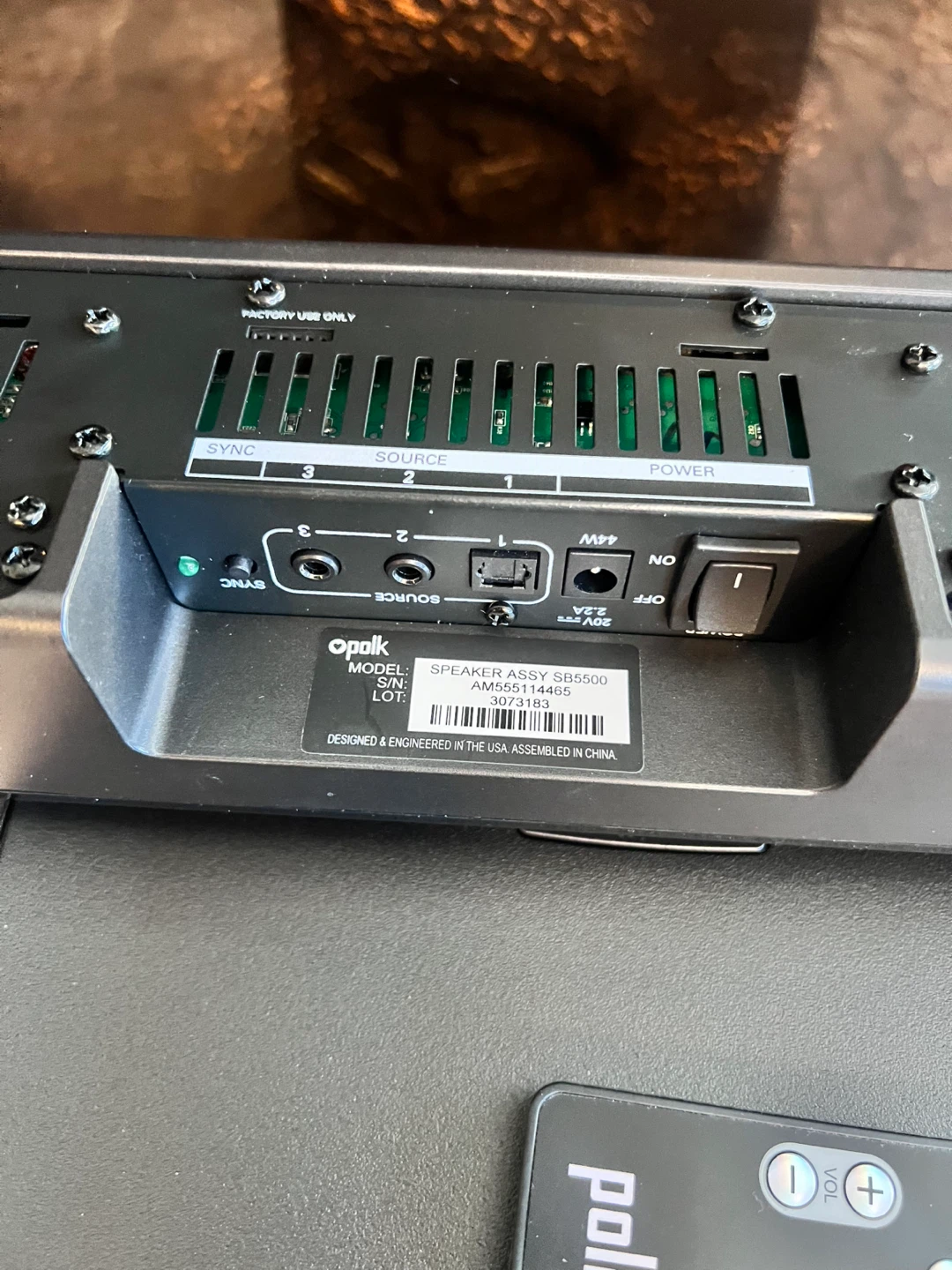 Polk Audio SB5500 Soundbar & Subwoofer - photo 2
