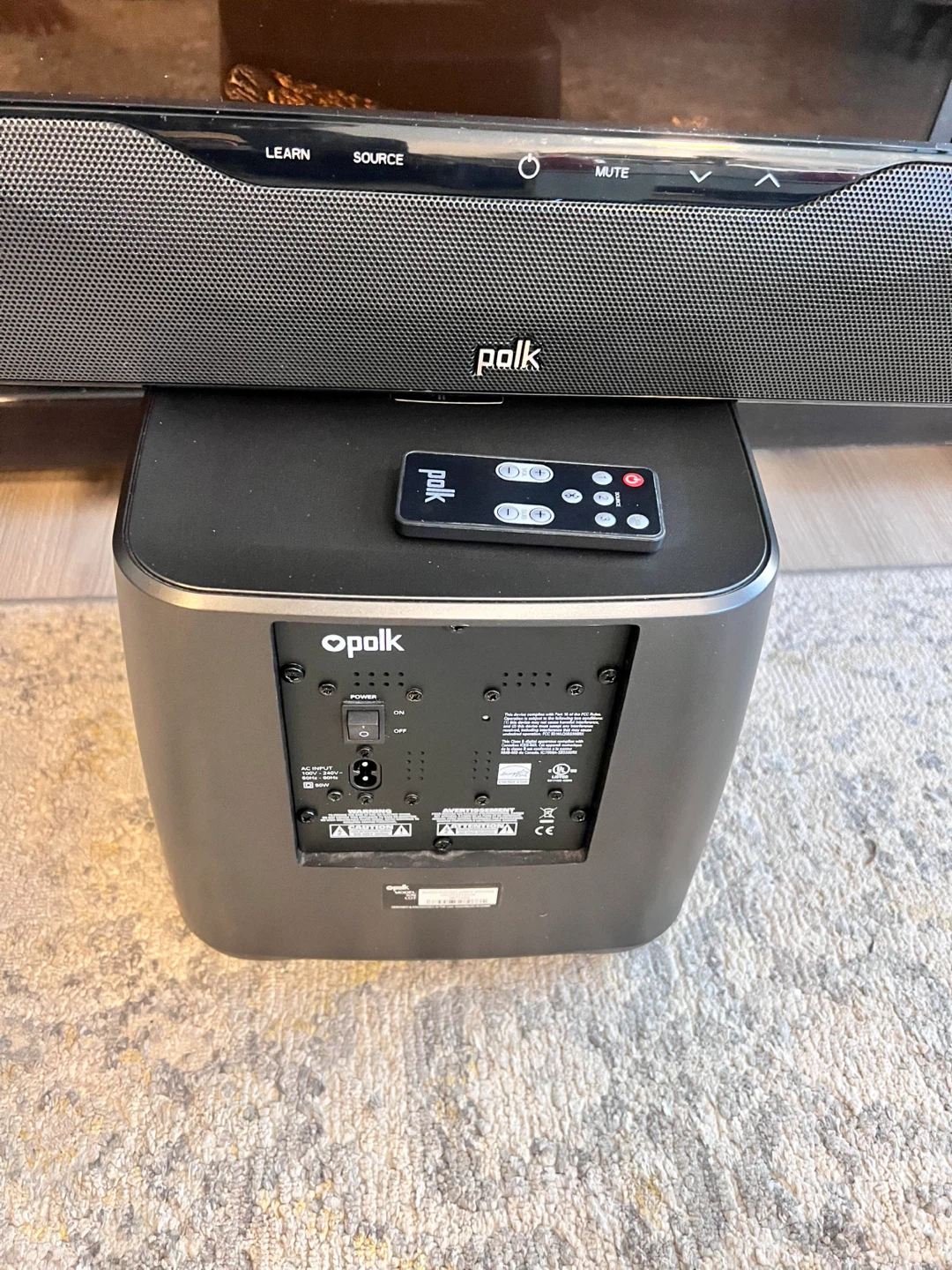 Polk Audio SB5500 Soundbar & Subwoofer - photo 4