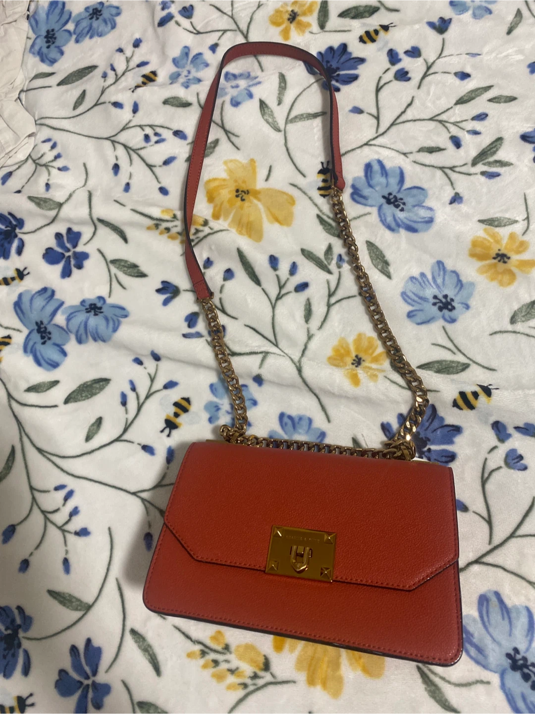Red Leather Crossbody Bag - photo 2