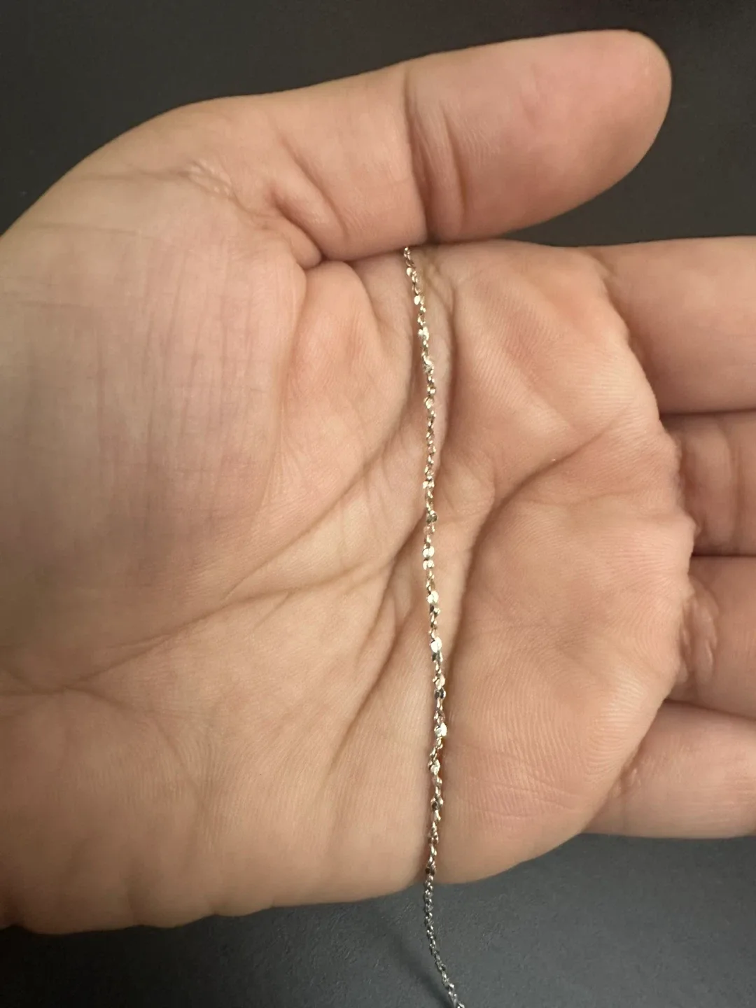 Sterling Silver Chain ANKLET image indicator(3)