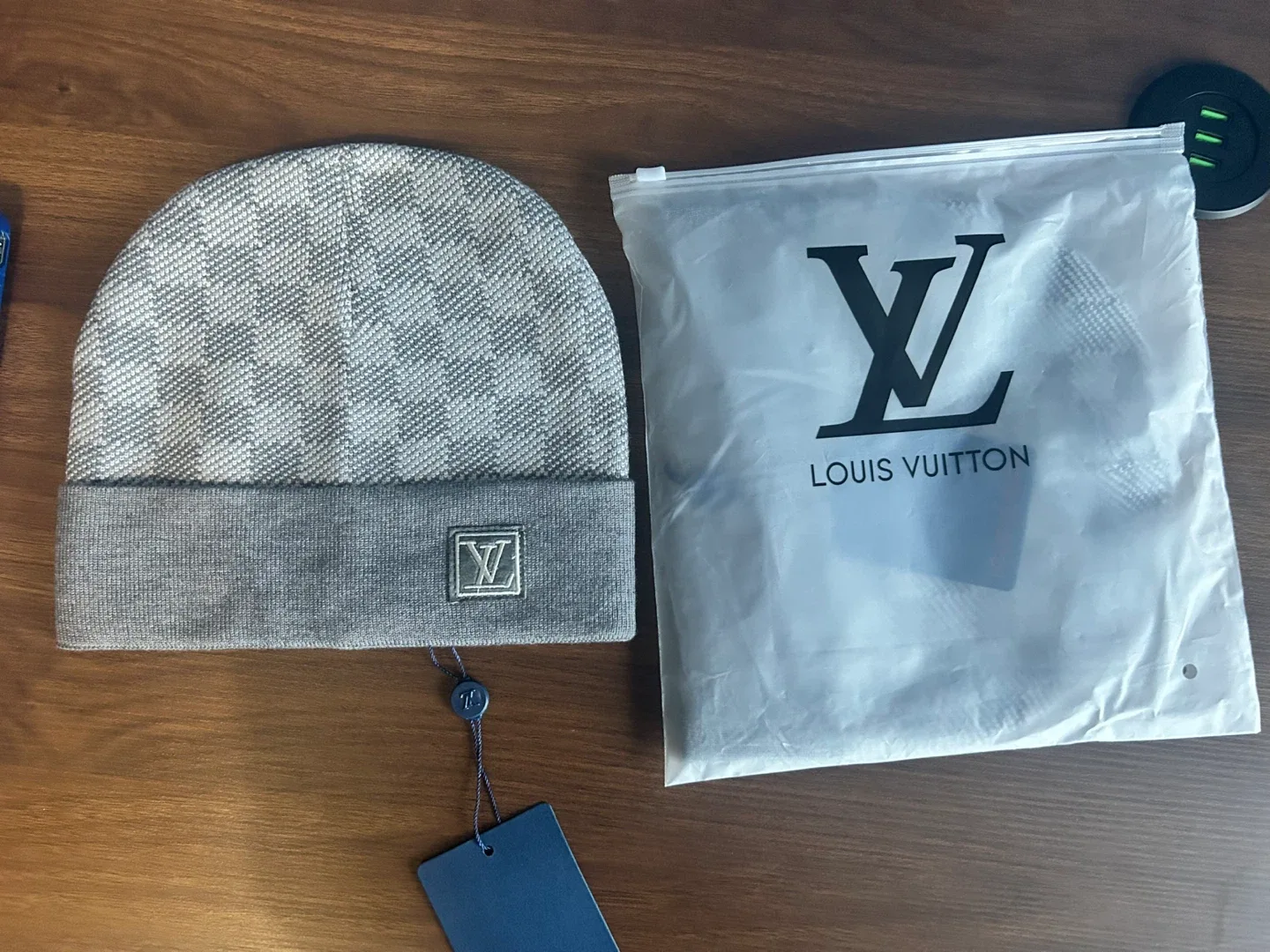 Louis Vuitton Grey Beanie Hat image indicator(2)