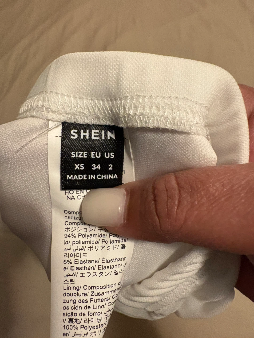 Shein White Ruffle Mini Skirt Size XS - photo 3