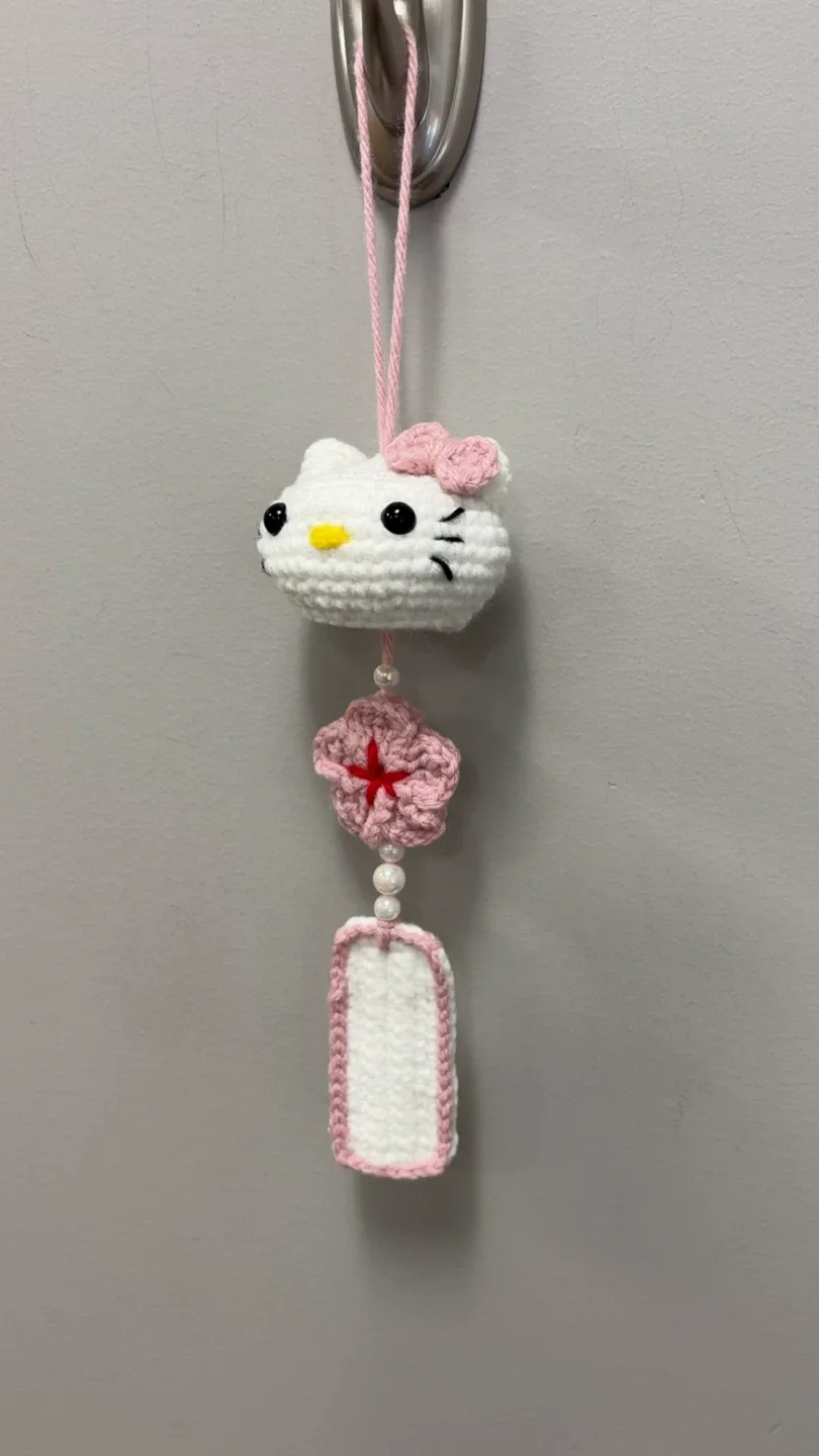 Hello Kitty Crochet Wind Chime image indicator(3)