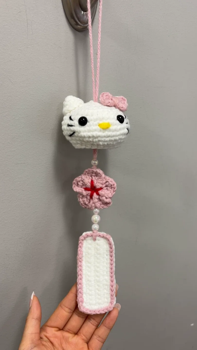 Hello Kitty Crochet Wind Chime image indicator(2)