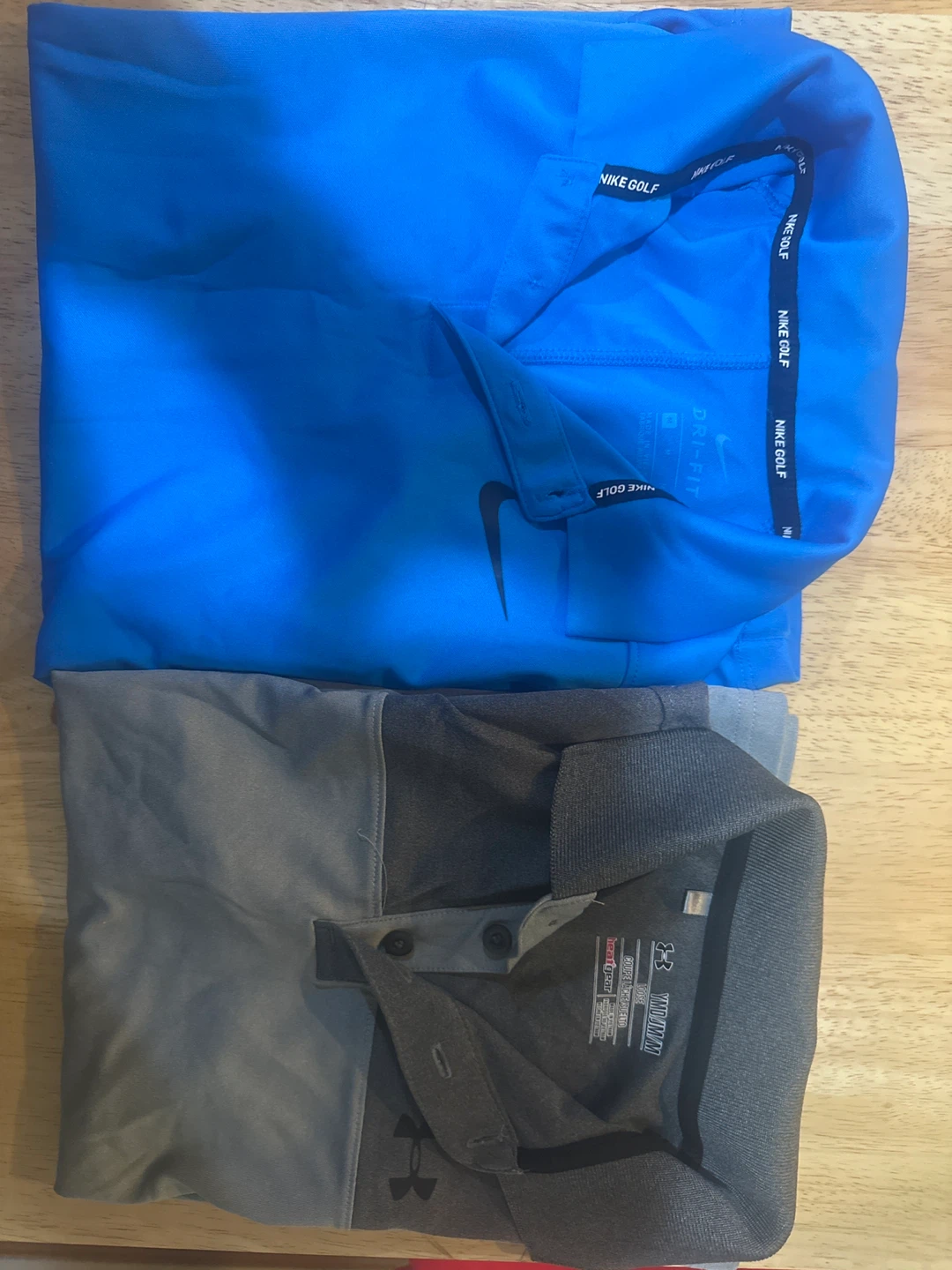 Nike Dri-FIT Golf Polo & Under Armour Polo YMD