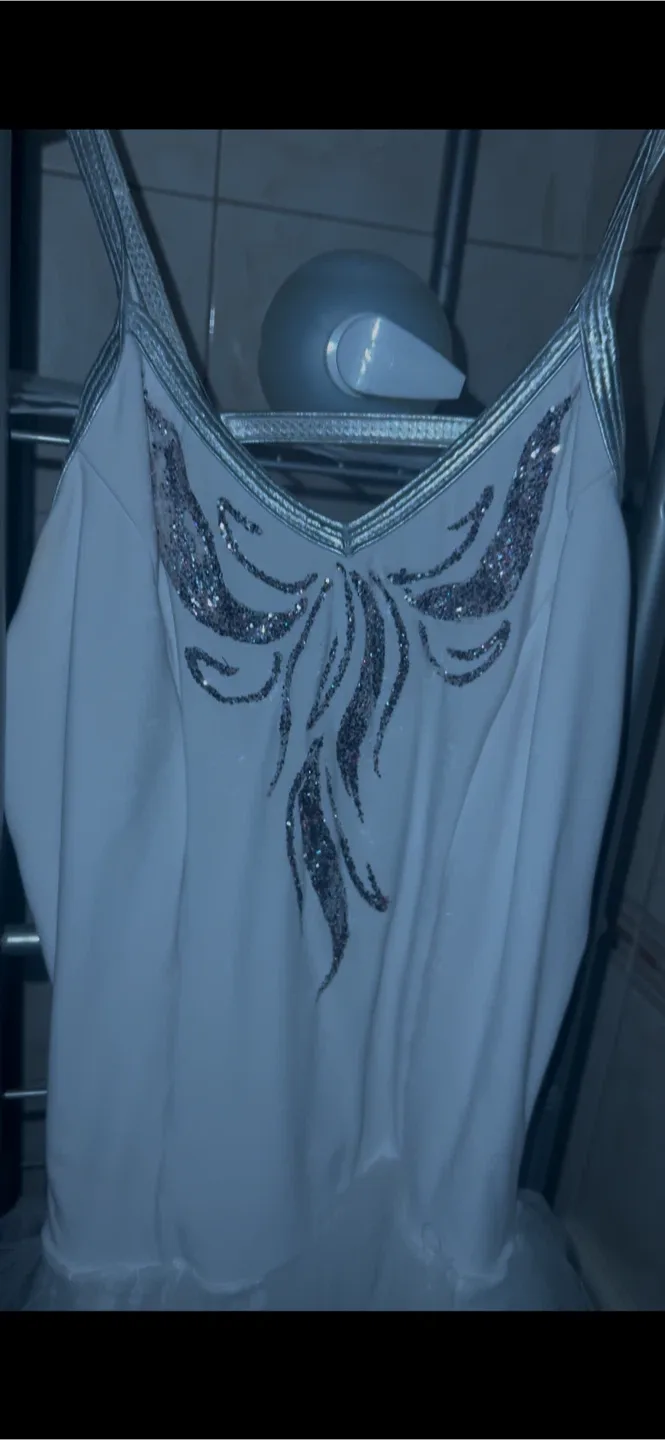 White Ballet Dance Dress image indicator(3)