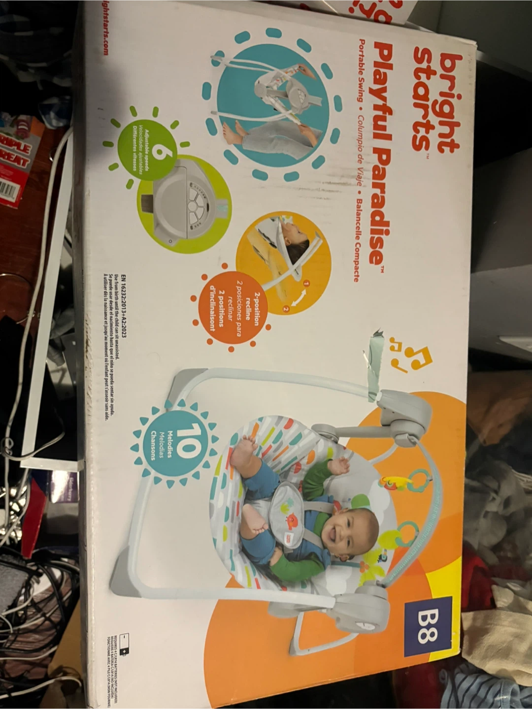 Bright Starts Playful Paradise Portable Swing